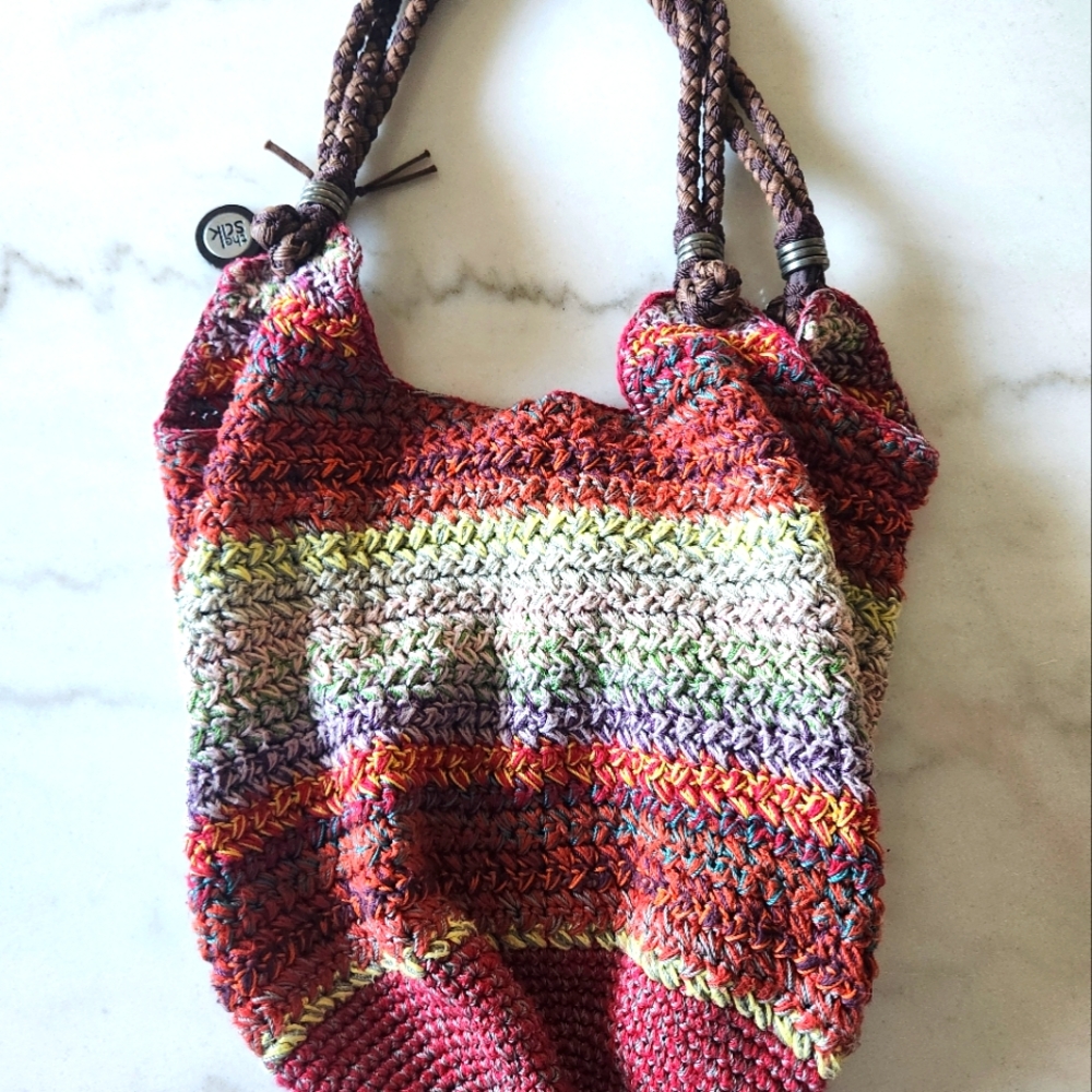 The Sak Happy & Free Drawstring Crochet Bag